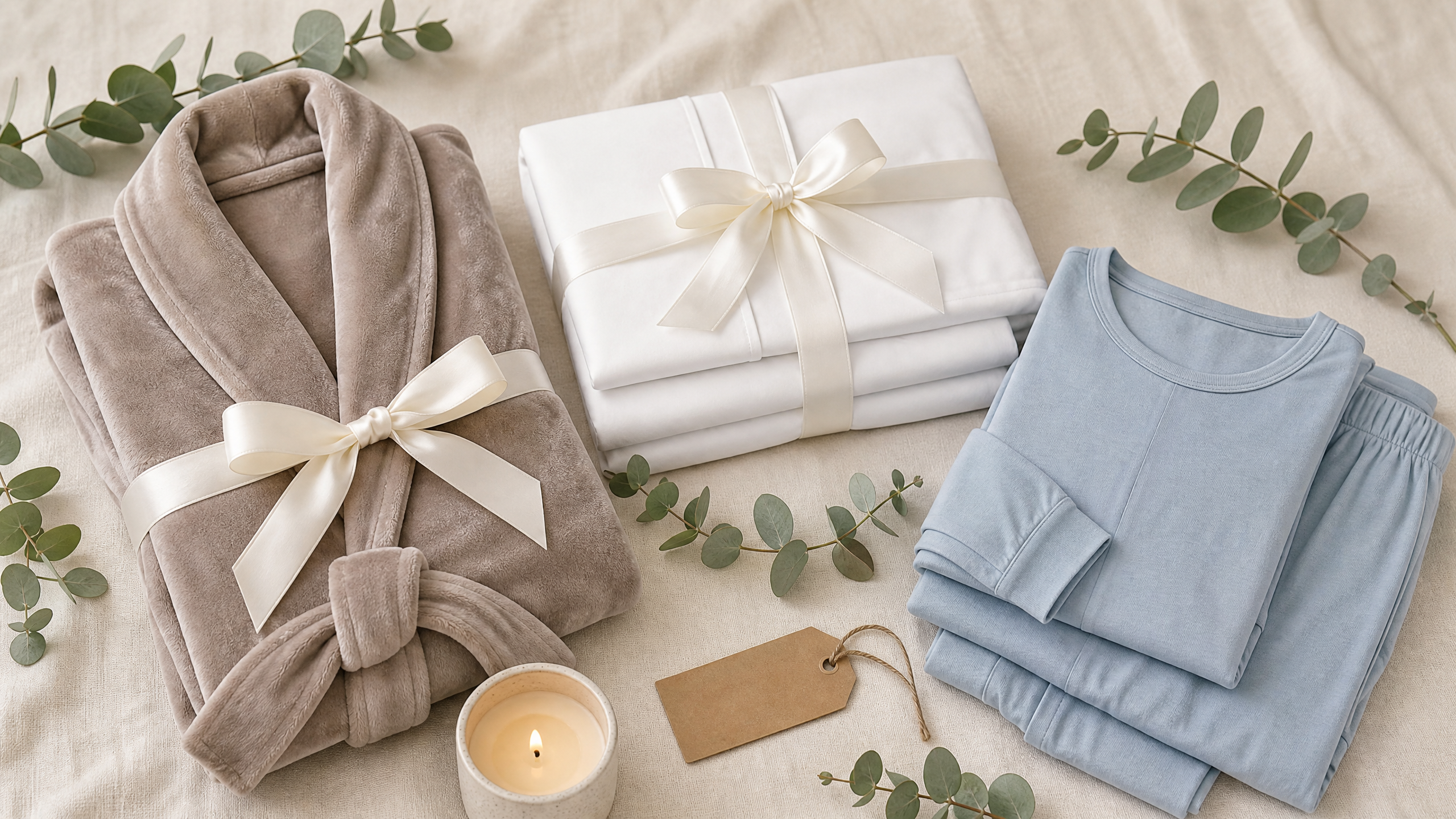 Luxury bamboo bedding and loungewear gift guide - Pure Fiber