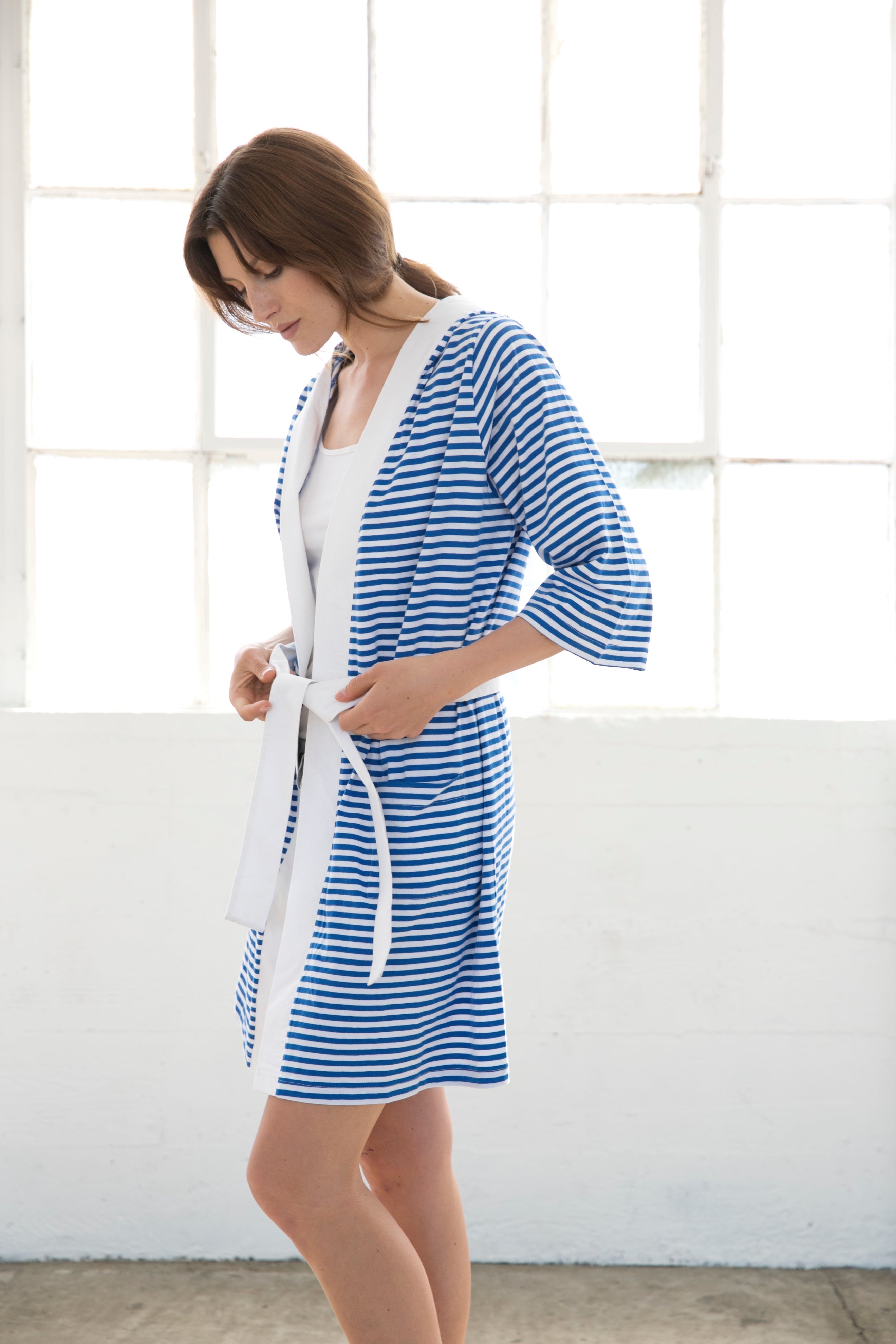 Pure Fiber robe styled to show how to choose the perfect robe