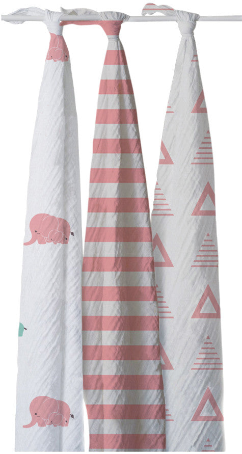 Bella Cotton Baby Blanket Set - Blankets & Throws - Nine Space
