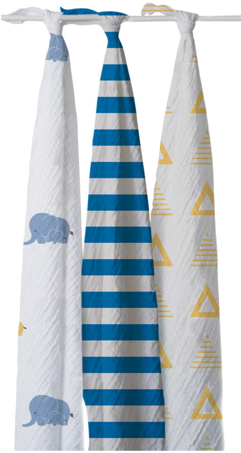 Bella Cotton Baby Blanket Set - Blankets & Throws - Nine Space