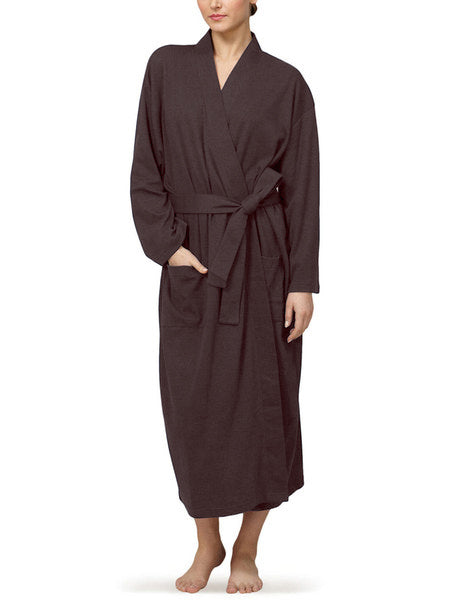 Organic Cotton Knitted Kimono Robe