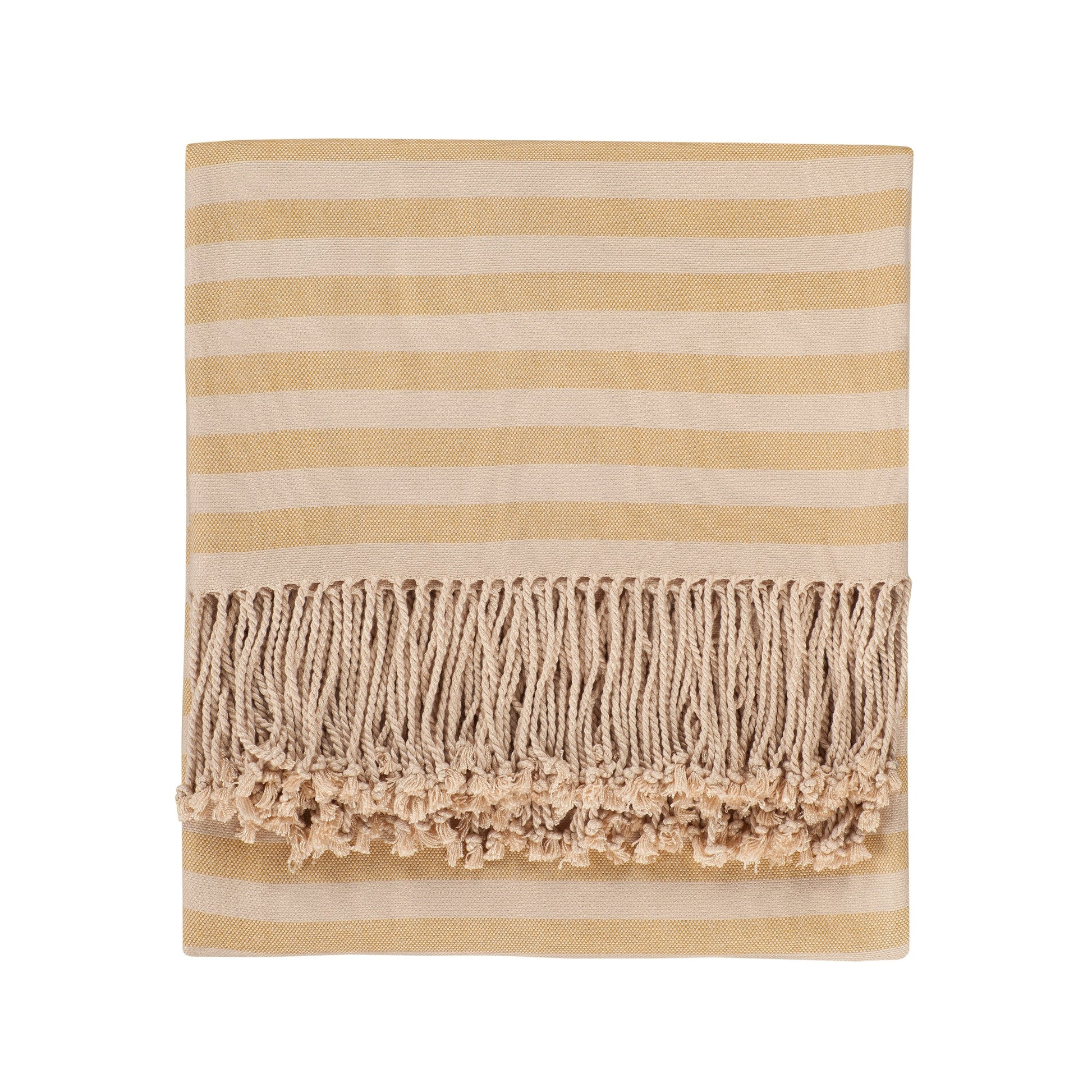 Striped Bamboo Viscose Throw