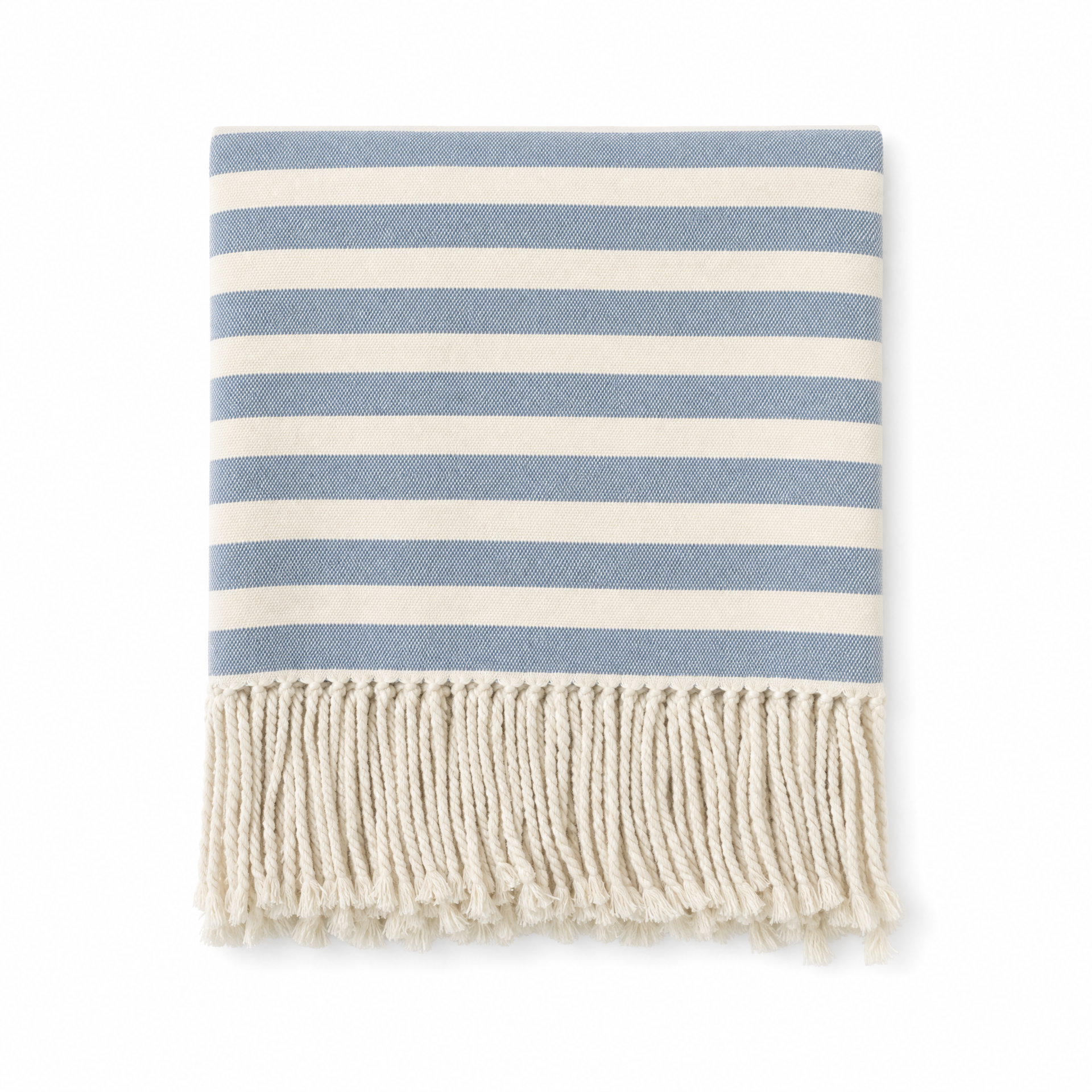 Striped Bamboo Viscose Throw