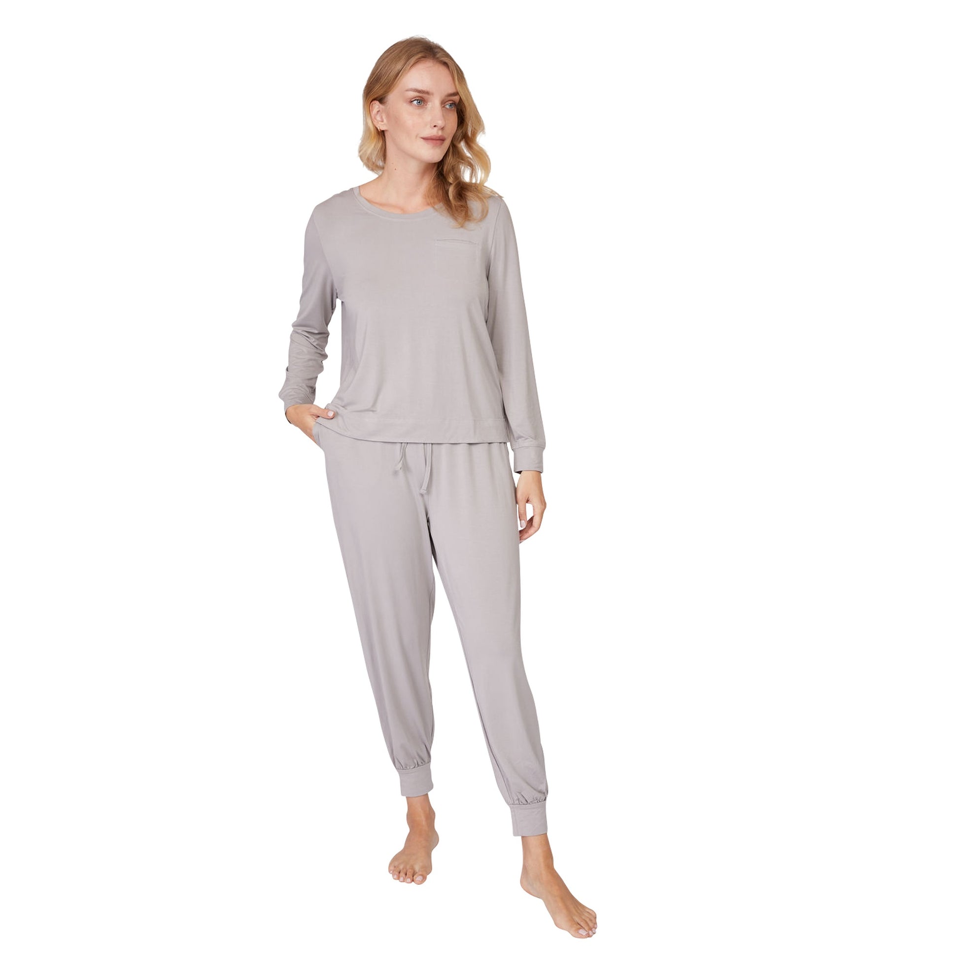 Long Sleeve Bamboo Viscose Loungewear (Set of 2)