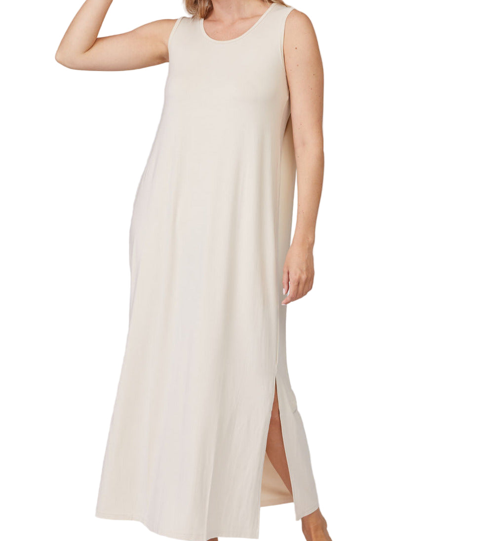 Sleeveless Bamboo Viscose Nightdress