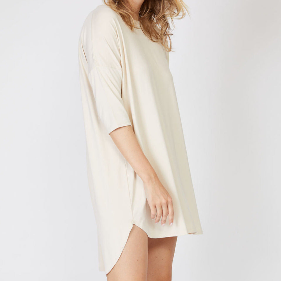 3/4 Sleeve Bamboo Viscose Nightshirt