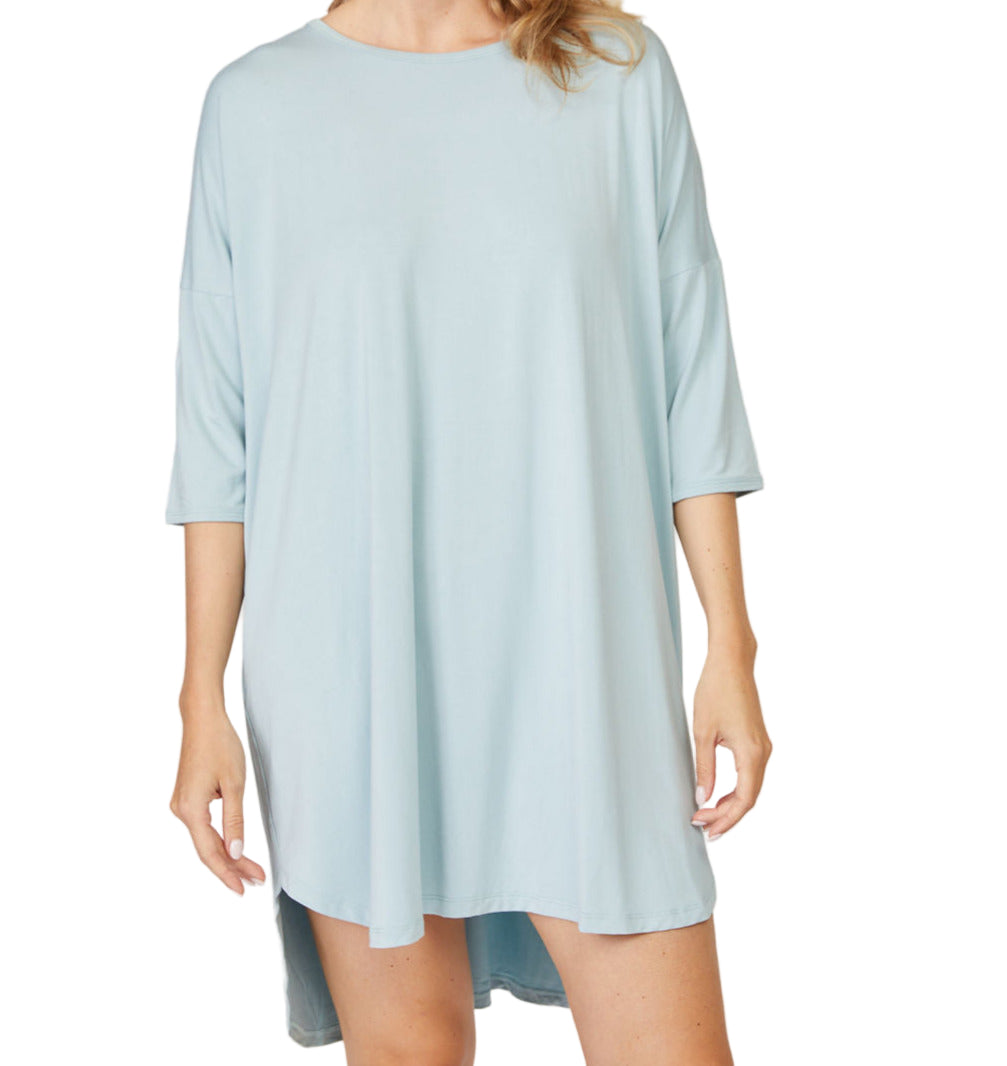 3/4 Sleeve Bamboo Viscose Nightshirt