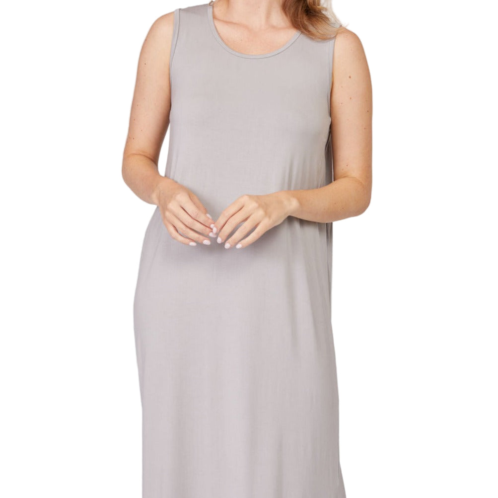 Sleeveless Bamboo Viscose Nightdress
