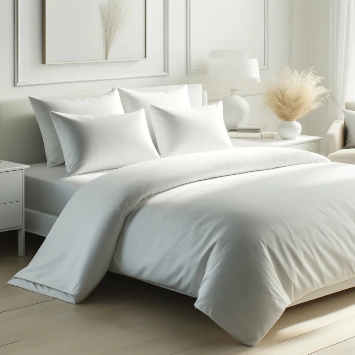 Soft hypoallergenic bamboo sheets for sensitive skin - Pure Fiber