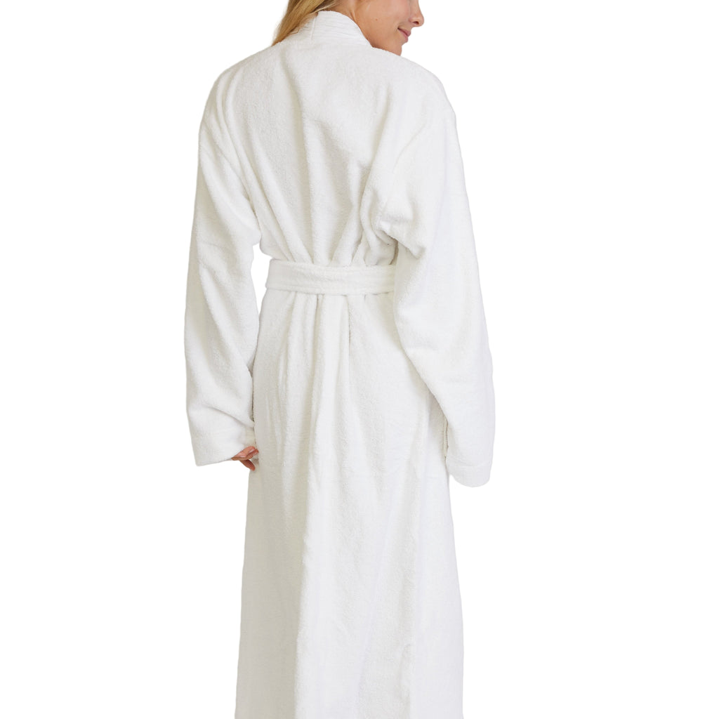 Turkish Cotton Terry Cloth Pleated Bathrobe