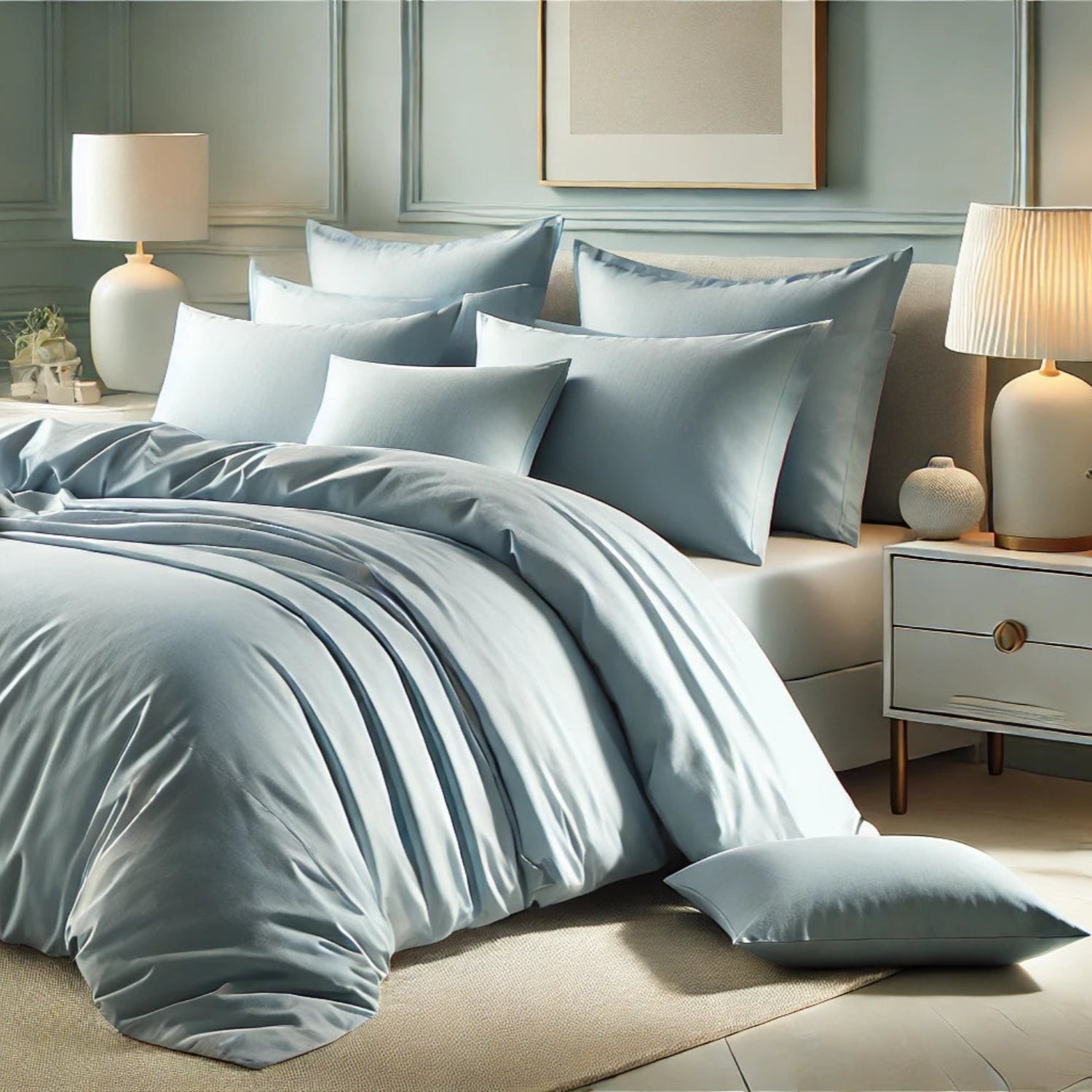 Bamboo Duvet Cover + 2 Shams Set