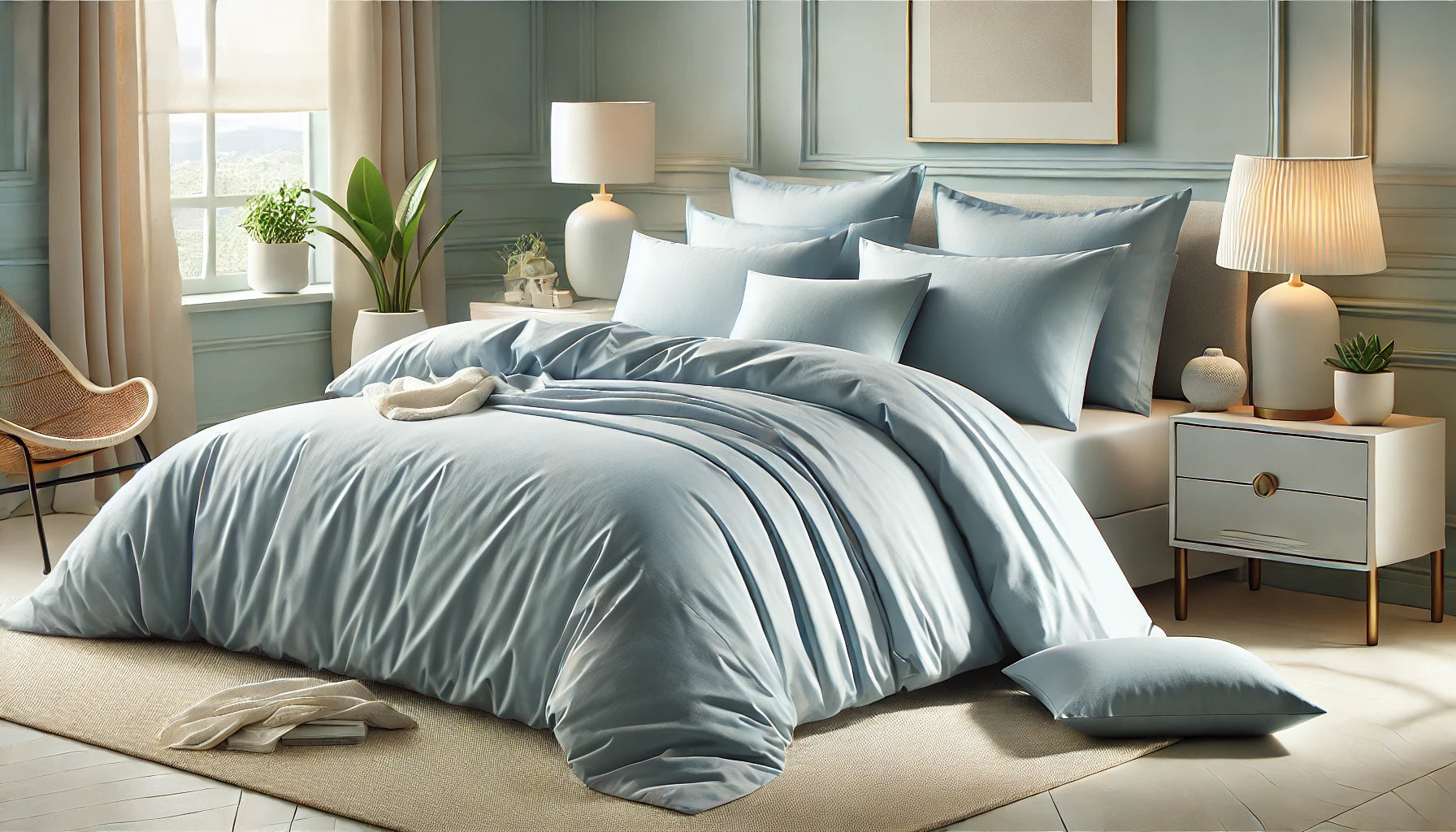 Bamboo Duvet Cover + 2 Shams Set