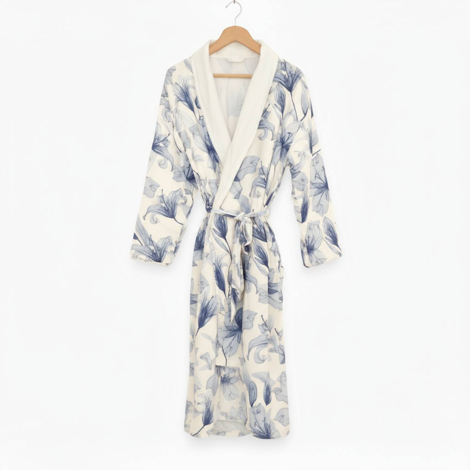 Soluna – Double-Side Muslin/Terry Shawl Robe