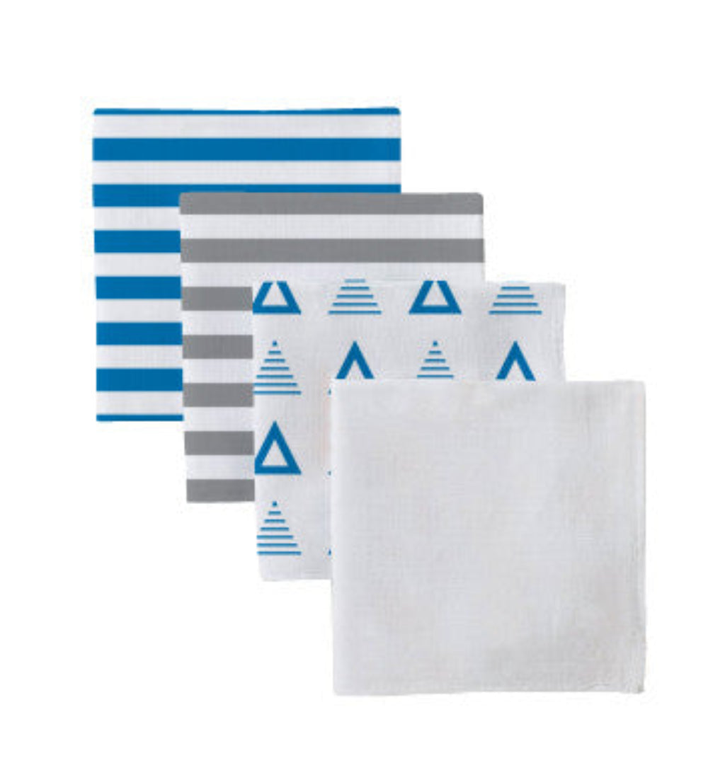 Striped Bamboo Viscose Swaddle Set - Bedding - Nine Space