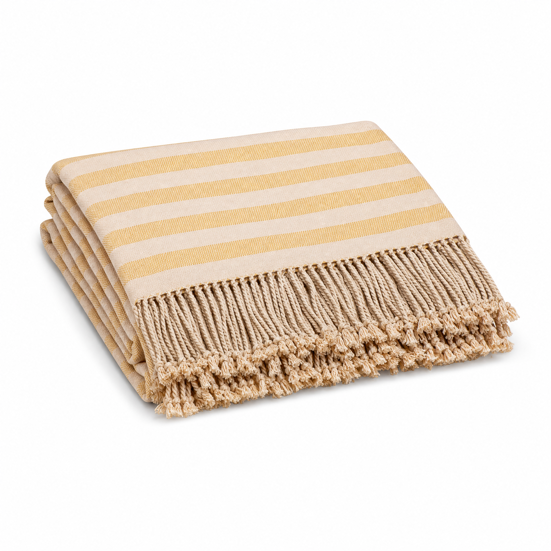 Striped Bamboo Viscose Throw