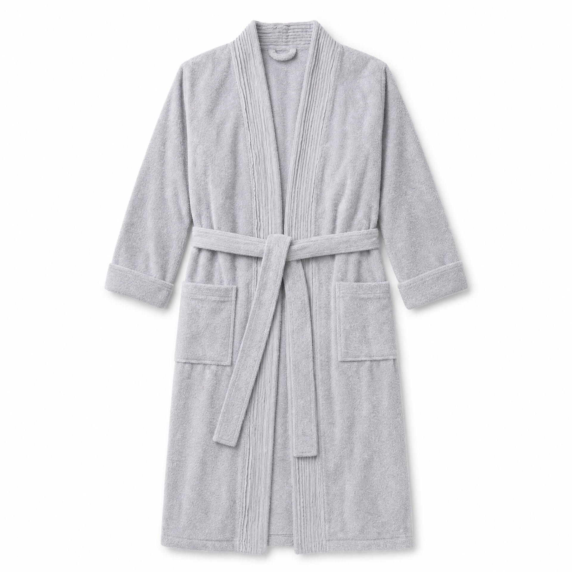 Turkish Cotton Terry Cloth Pleated Bathrobe