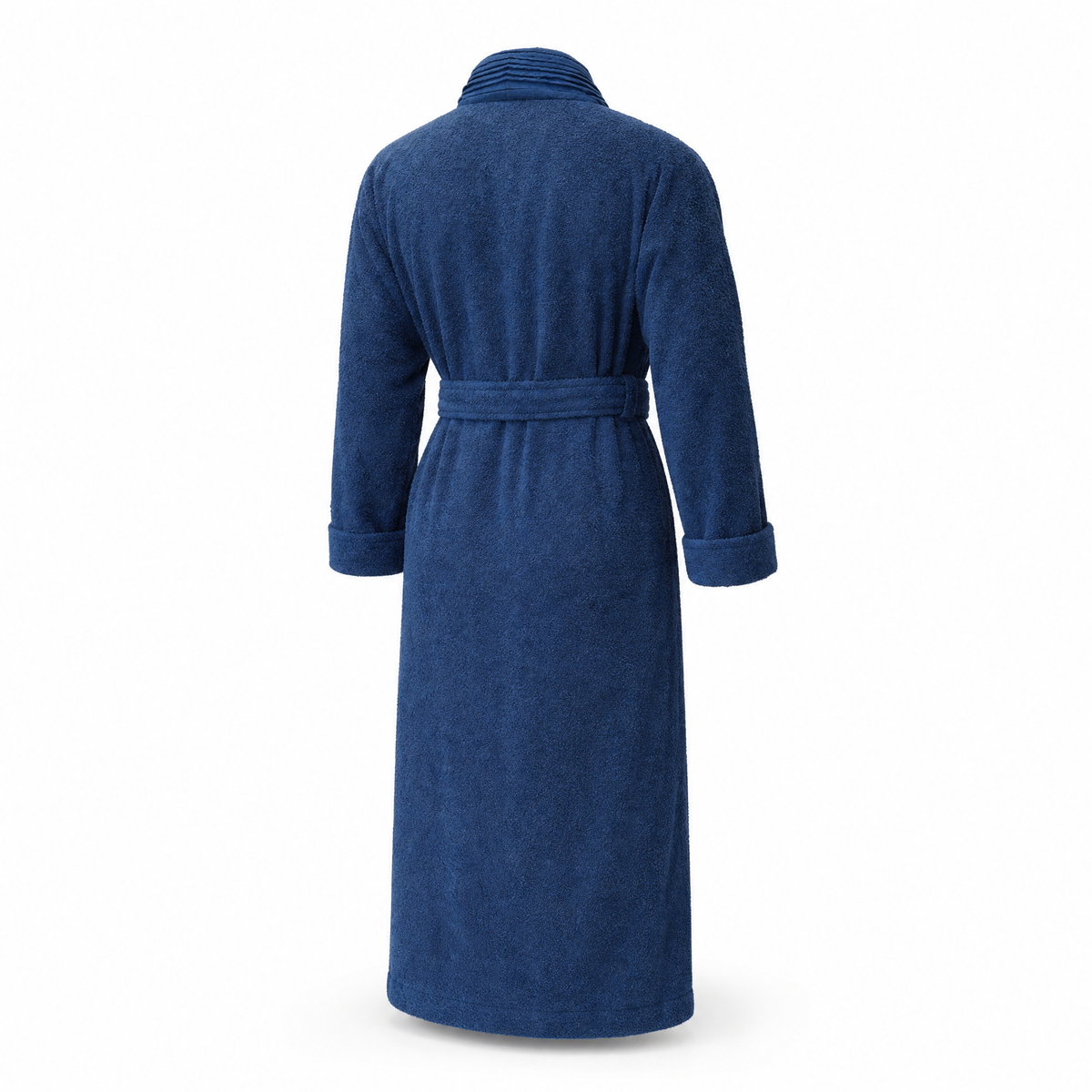 Turkish Cotton Terry Cloth Pleated Bathrobe