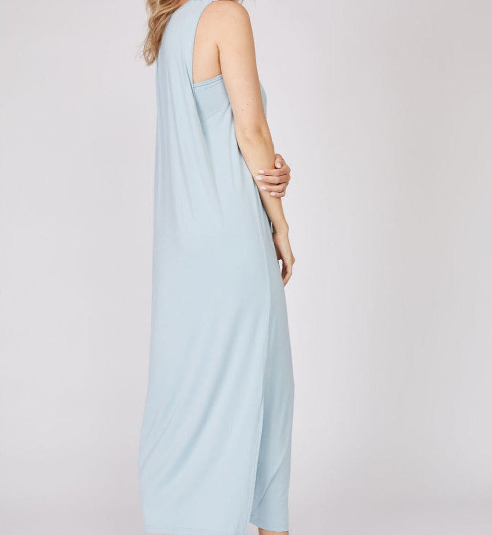Sleeveless Bamboo Viscose Nightdress