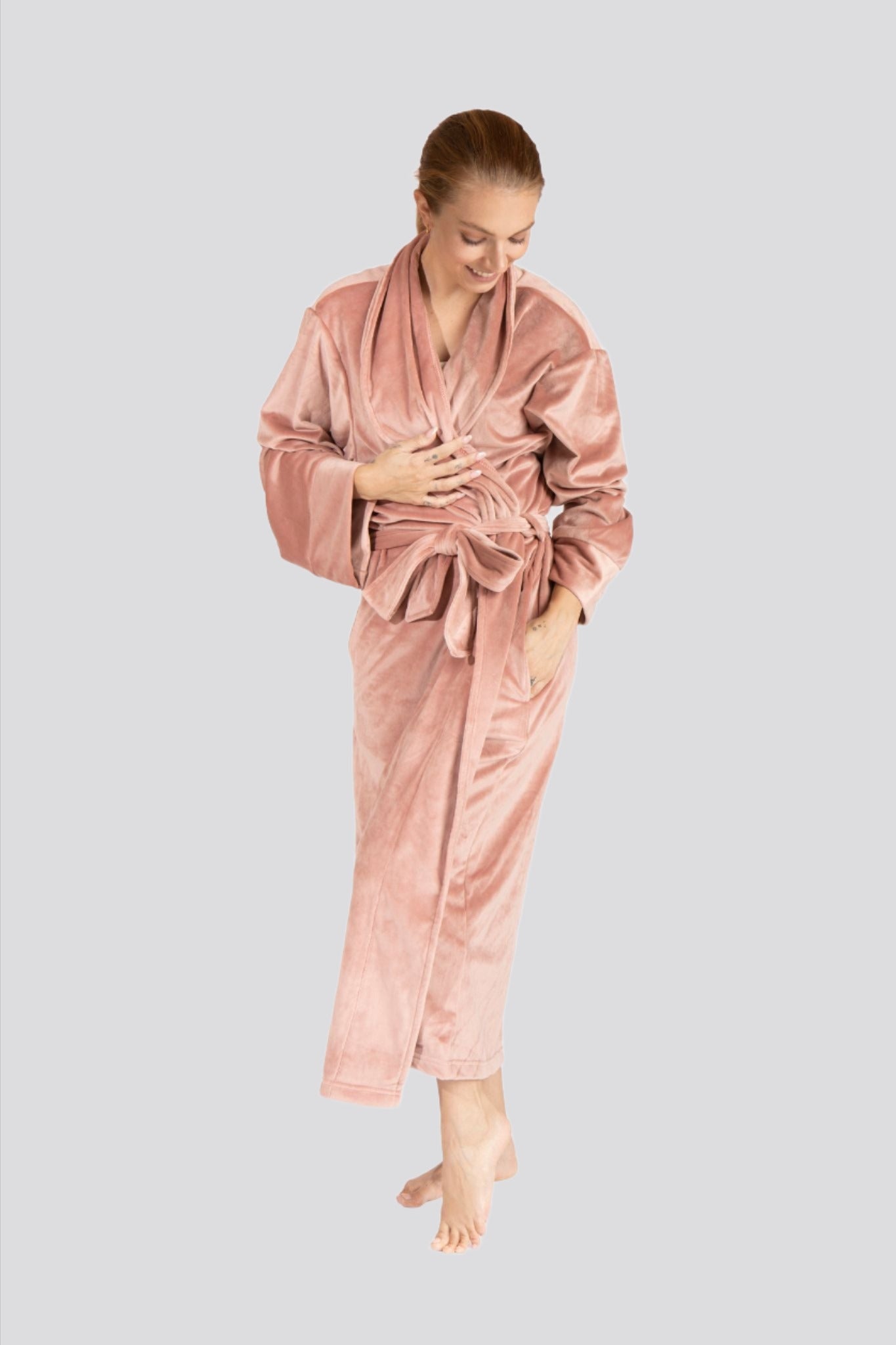 Plush Velour Women's Robe