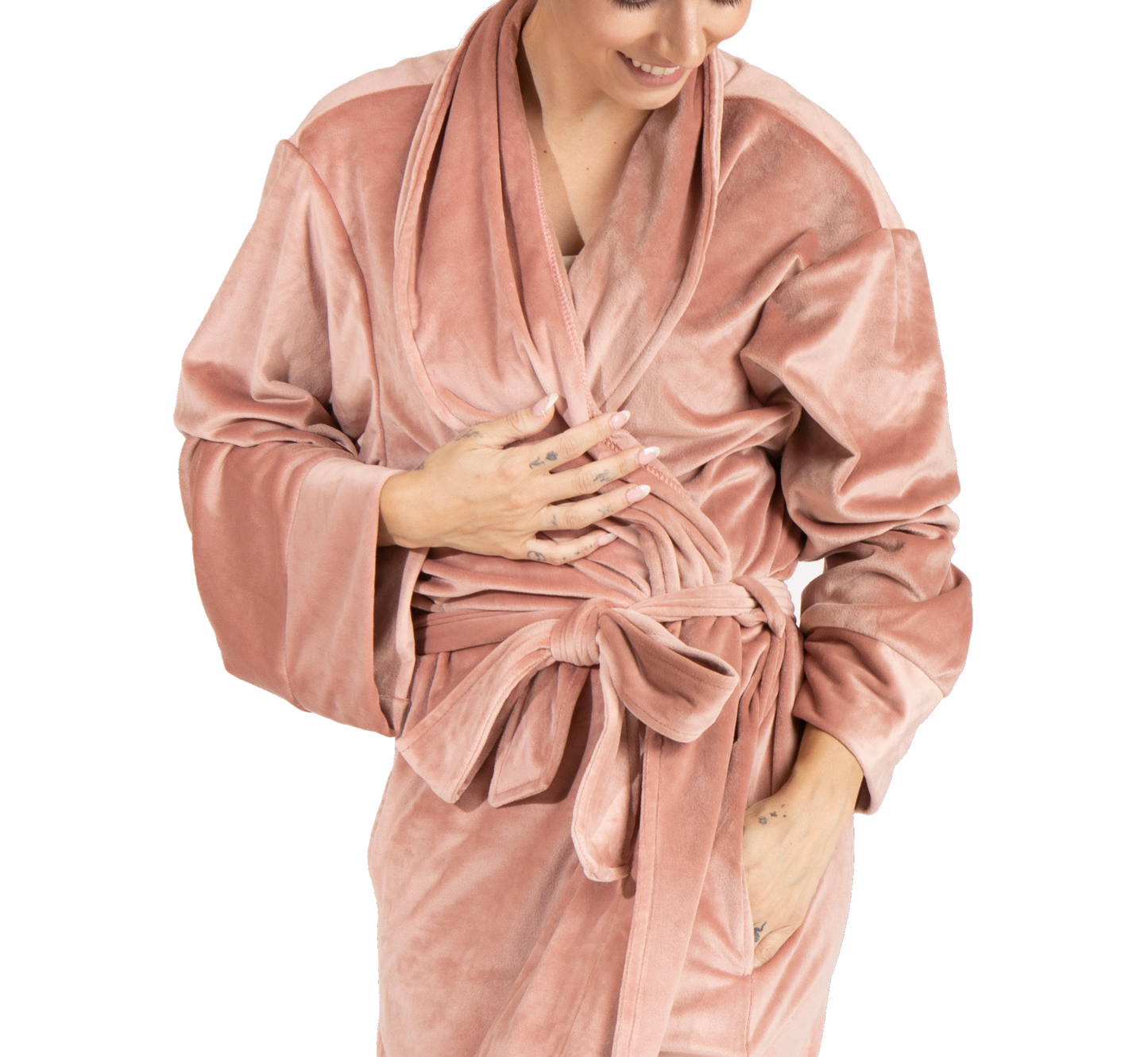 Plush Velour Women's Robe