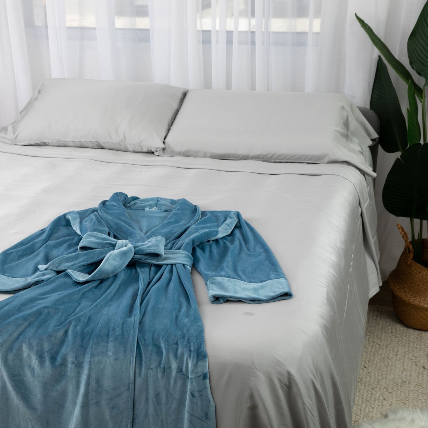 Bamboo Viscose Sheet Set Pure Fiber