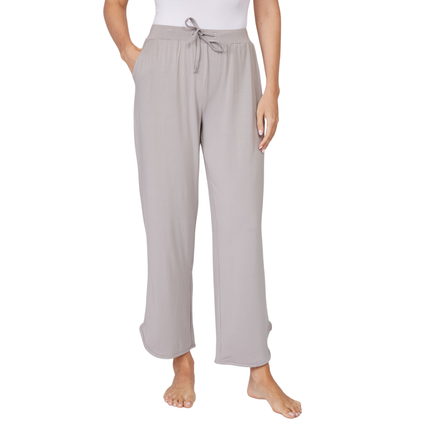 Super Soft Cropped Curve Jogger Pants made from Bamboo Viscose