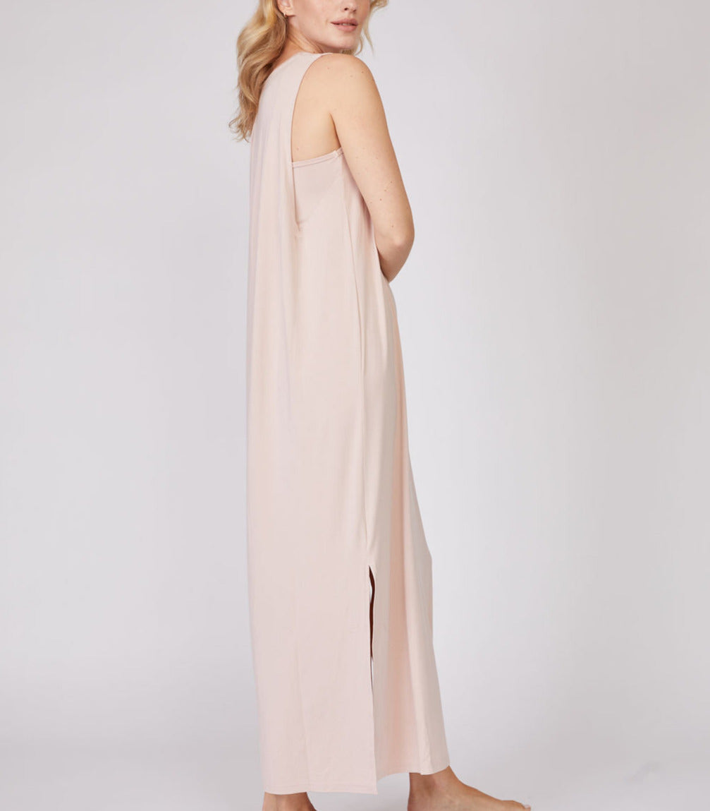 Sleeveless Bamboo Viscose Nightdress